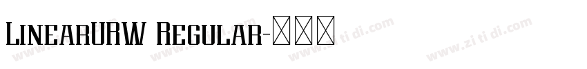 LinearURW Regular字体转换